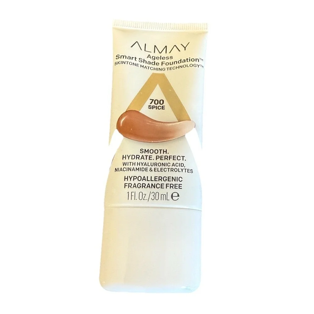 Almay Ageless Smart Shade Foundation, 700 Spice hypoallergenic